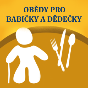 Obědy pro babičky a dědečky. Děkujeme, že pomáháte s námi.